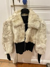 Veste peau de lapin authentique