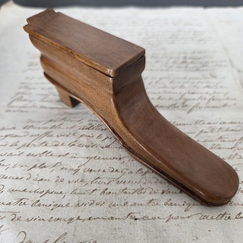 Tabatière forme chaussure - tabatière, de