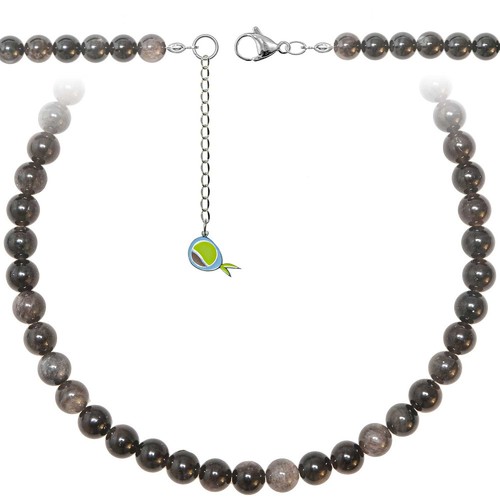 Collier obsidienne - en,