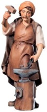 Santon Raffaello Collection Hirte H 14 CM Figurine en Bois D'Érable