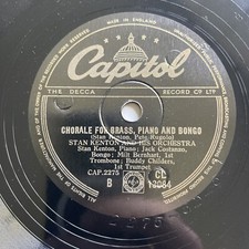 78 rpm - STAN KENTON - Fugue