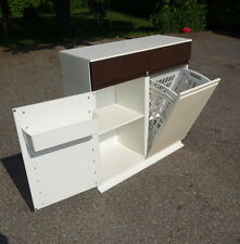 Meuble Chiffonnier Blanc pour Salle de bain  Prisunic    Vintage An 70's