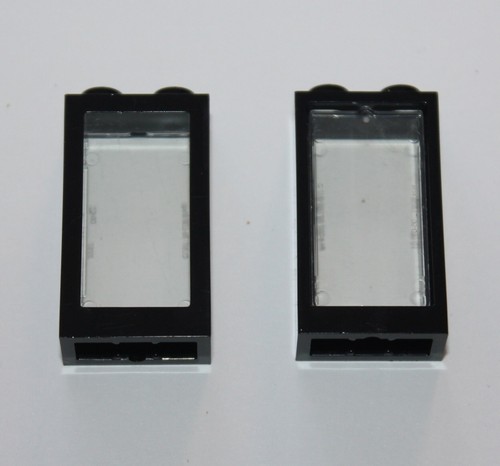 Lego black window - lego, 1x2x3