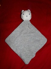 Doudou Plat Obaibi Chat Tissus