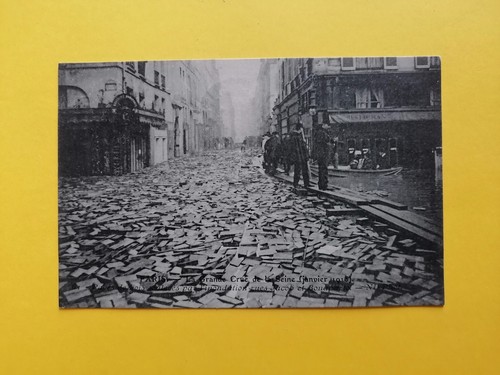 Cpa pavés bois soulevés - pavÉs,