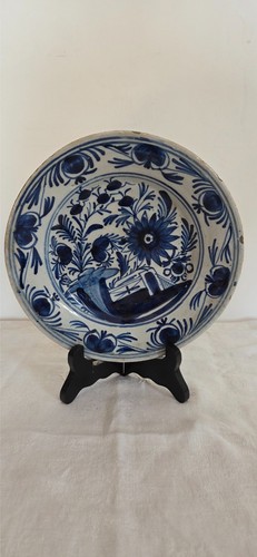 Assiette faïence delft - assiette, en
