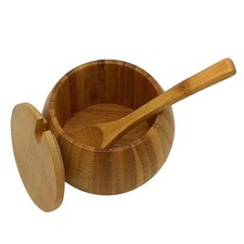 Pot à épices en bois de