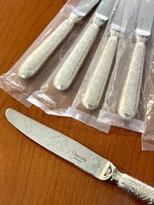 Christofle Jardin D’éden, 6 couteaux À Entremet Fromage Dessert 19,5 Cm