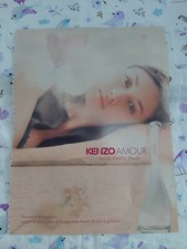 Publicité papier Parfum. Perfume Ad Kenzo Amour 2009