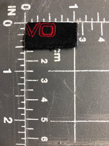 Volcom modtech logo patch tag - logo,