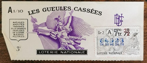 Billet loterie nationale - billet, de