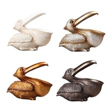 Figurine déco pélican figurine déco de table pour ranger clés ou