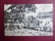CARTE POSTALE AVIATION AEROSTATION NACELLE DIRIGEABLE LE LEBAUDY AIRSHIP CHALONS