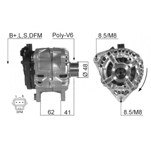 Alternateur eb351q - alternateur,