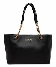 REPLAY sac à épaule Shopper Black