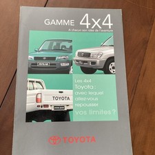 Toyota 4X4 Hilux RAV4 Land Cruiser 1999 catalogue prospectus brochure publicité