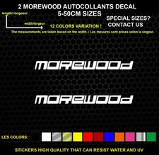 2 Autocollants Décoratifs Morewood- Véhicules & Accessoires, lot de 2 Pièces