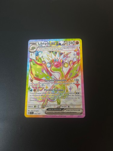 Carte pokemon libégon - carte, ex