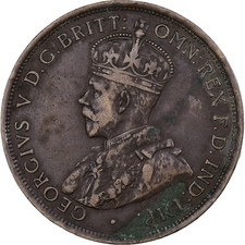Australie, George V, Penny, 1911, Bronze, TB+, KM:23