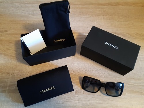 Chanel lunettes soleil noir - lunettes,