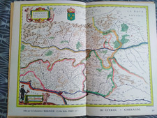 Carte ancienne XVIIème photos années 50 Lyon Lionnois Rhône Saône