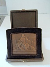 MEDAILLE PLAQUE EN BRONZE 1973