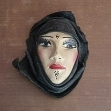 Masque En Cuir Vintage, Visage