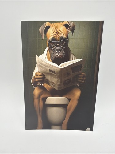 Affiche humour chien - affiche,