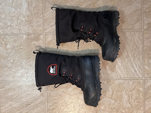 Sorel boots mens black - sorel,