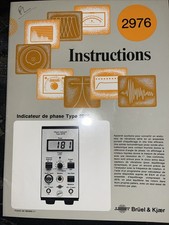 Bruel & Kjaer INSTRUCTIONS