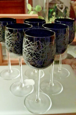 Salviati  6 Verres a vin taille twigs comme neuf