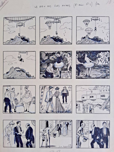 Planche originale - planche, de