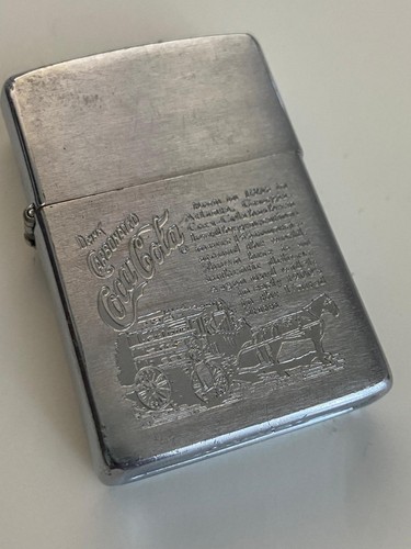 Briquet zippo vintage coca - briquet,