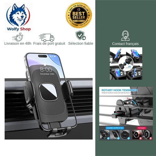 Support téléphone voiture - support,