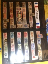 collection 110 timbres poste
