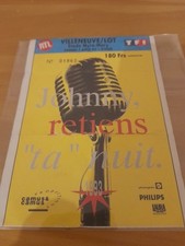 place ticket billet concert