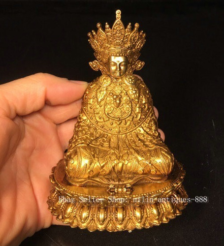Old tibet copper - copper, gilt