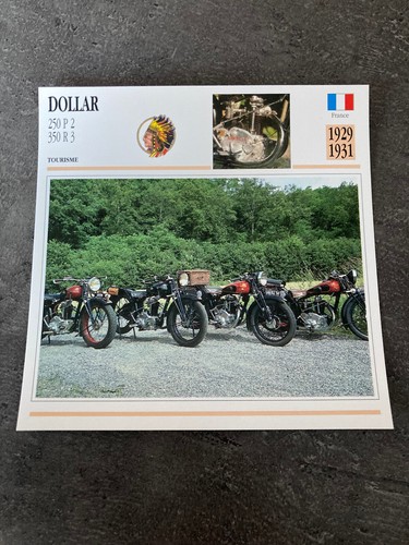 Carte fiche moto collection - moto,