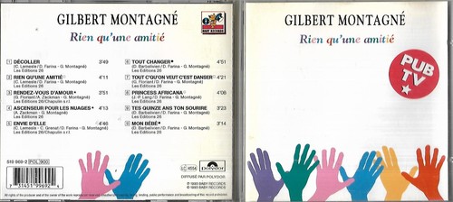 Titres gilbert montagne - cd,