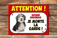 Plaque attention au chien