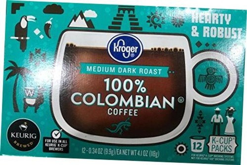 Kroger medium dark roast - roast, 100%