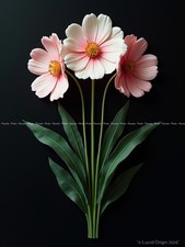 Photo A4 Floral Kawaii Moderne