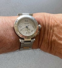 montre automatique Cartier Pasha Acier