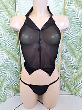 TENUE SEXY ENSEMBLE 2 PIECES TAILLE UNIQUE COULEUR NOIR