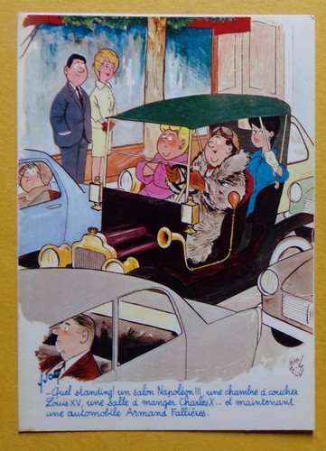 Fa192 cpsm humour - cpsm, automobile