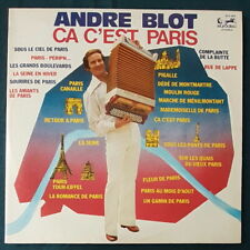 ANDRE BLOT/CLAUDE FERCOT CA C'EST PARIS DOUBLE FRENCH LP EURODISC 1978