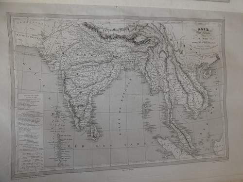 Carte asie inde de atlas - /,