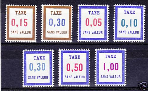 France timbre fictif taxe - timbre, ft15