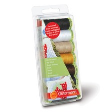 Gutermann Haut Point Fil Set Extra Fort - 7 Bobines De 30m Couleurs Assorties