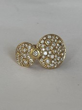 7060- Bague Or Jaune Pavée de Diamants